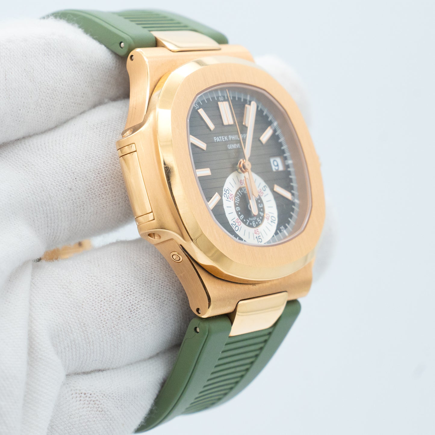 Patek Philippe Nautilus 5980R-001 Chronograph Date Rose Gold