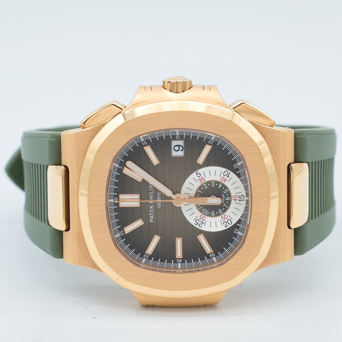Patek Philippe Nautilus 5980R-001 Chronograph Date Rose Gold