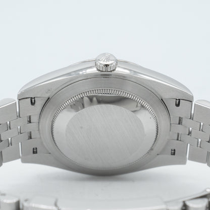 Rolex Datejust 41 2021 Blue Diamond Dial Fluted Bezel Stainless Steel