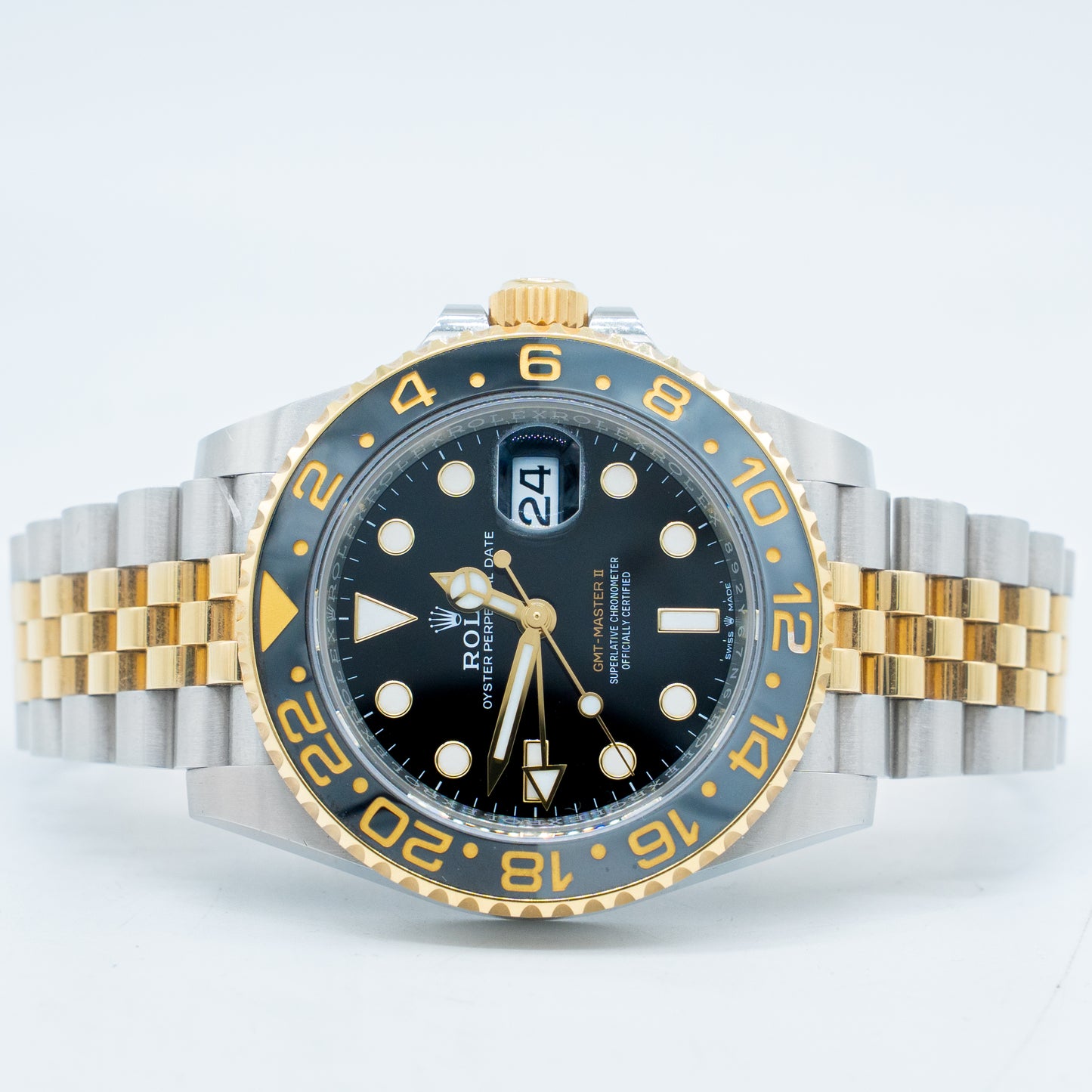 Rolex GMT-Master II Zombie Bumblebee 126713GRNR Jubilee Full Set 2024