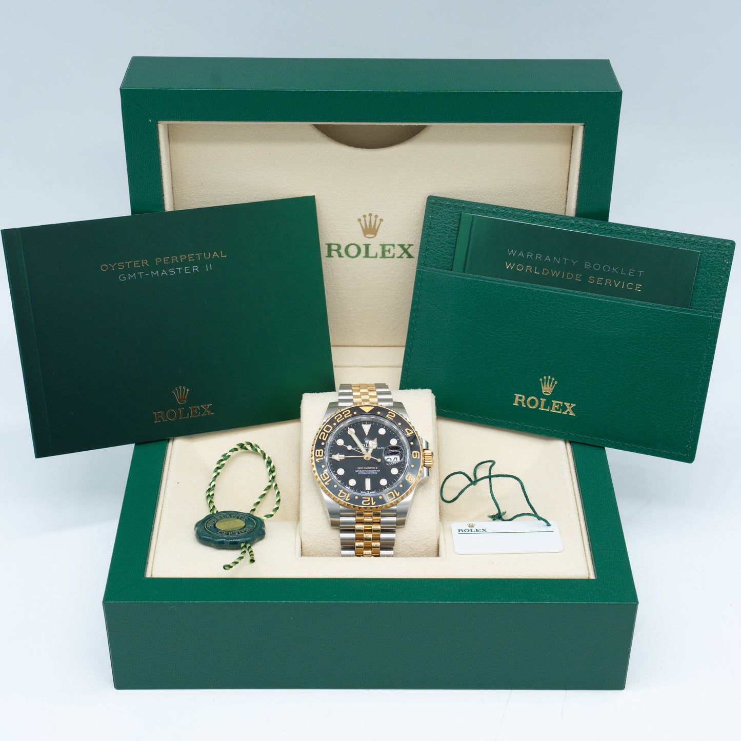 Rolex GMT-Master II Zombie Bumblebee 126713GRNR Jubilee Full Set 2024