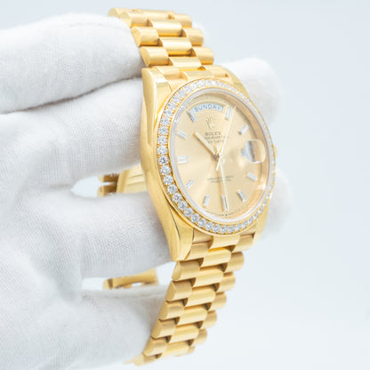 Rolex Day-Date 40MM President 228348 Factory Diamonds 2021 B&P