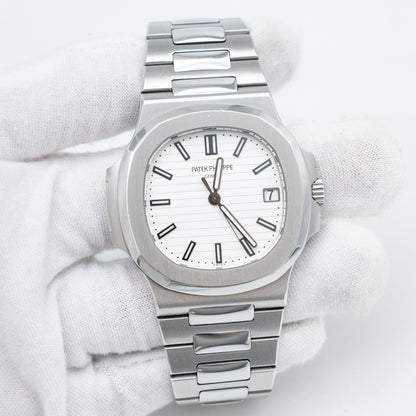 Patek Philippe Nautilus 5711/1A-011 Stainless Steel White Dial 2012 B&P