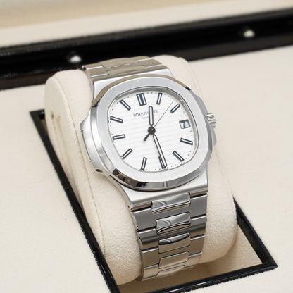 Patek Philippe Nautilus 5711/1A-011 Stainless Steel White Dial 2012 B&P