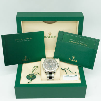 Rolex Yacht-Master 40mm 126622 Platinum Bezel Rhodium Dial Watch B&P 2022