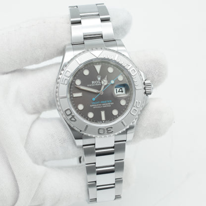 Rolex Yacht-Master 40mm 126622 Platinum Bezel Rhodium Dial Watch B&P 2022