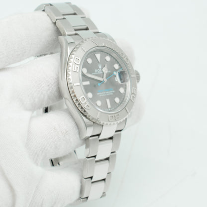 Rolex Yacht-Master 40mm 126622 Platinum Bezel Rhodium Dial Watch B&P 2022