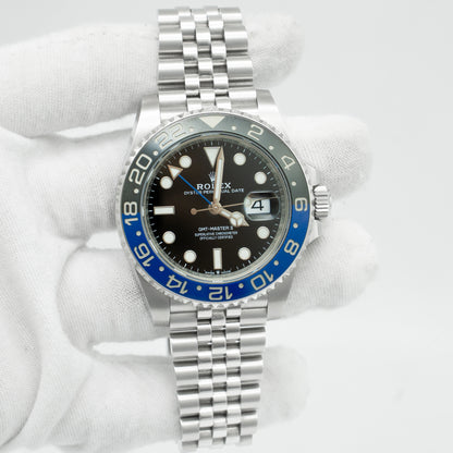 Rolex GMT Master II Batman Jubilee Bracelet 126710BLNR Box & Papers 2023