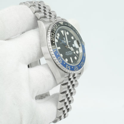 Rolex GMT Master II Batman Jubilee Bracelet 126710BLNR Box & Papers 2023