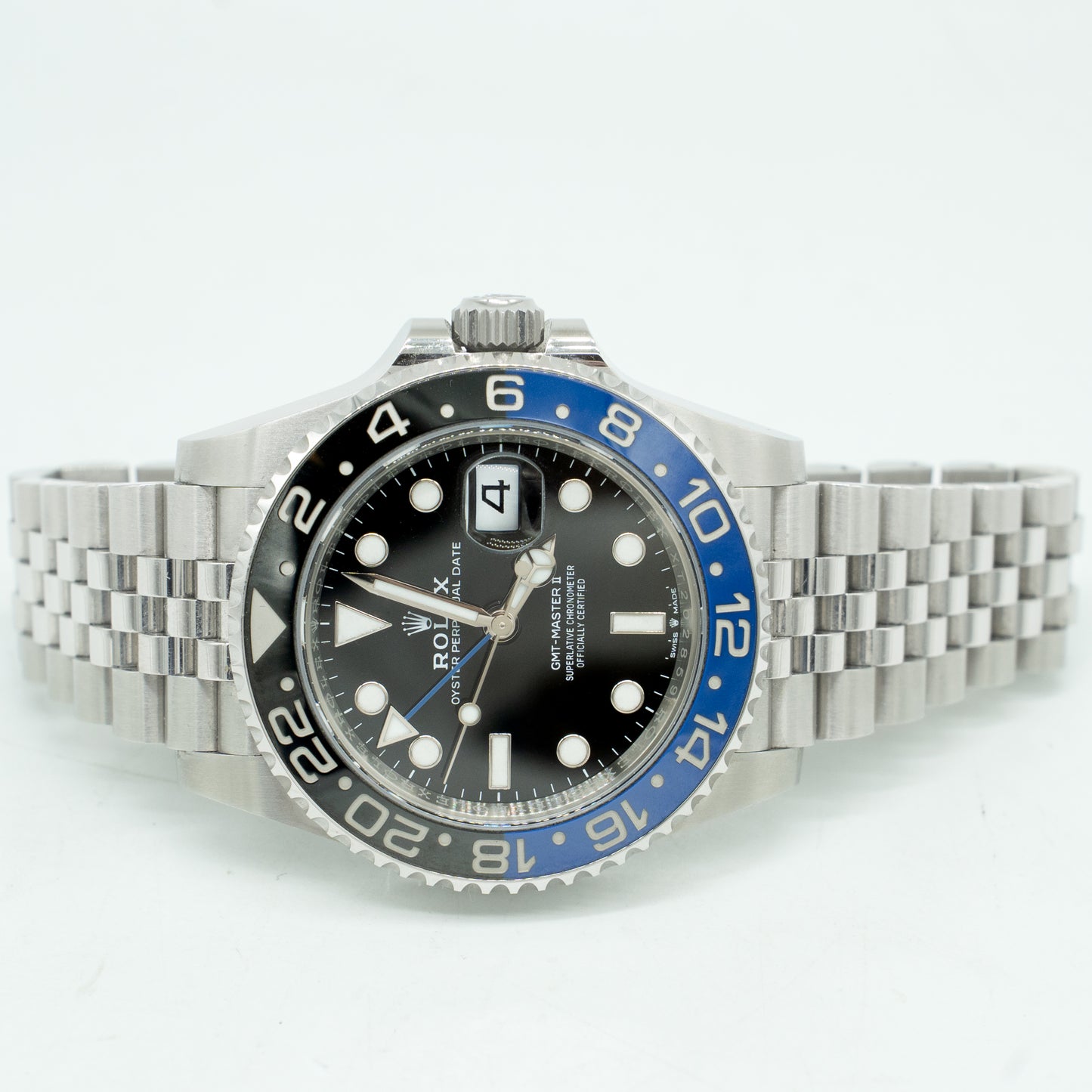 Rolex GMT Master II Batman Jubilee Bracelet 126710BLNR Box & Papers 2023