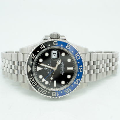 Rolex GMT Master II Batman Jubilee Bracelet 126710BLNR Box & Papers 2023