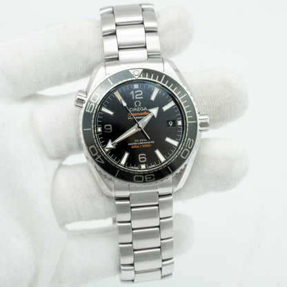 Omega Seamaster Planet Ocean 215.30.40.20.01.001 Black Dial 2018 Box & Papers