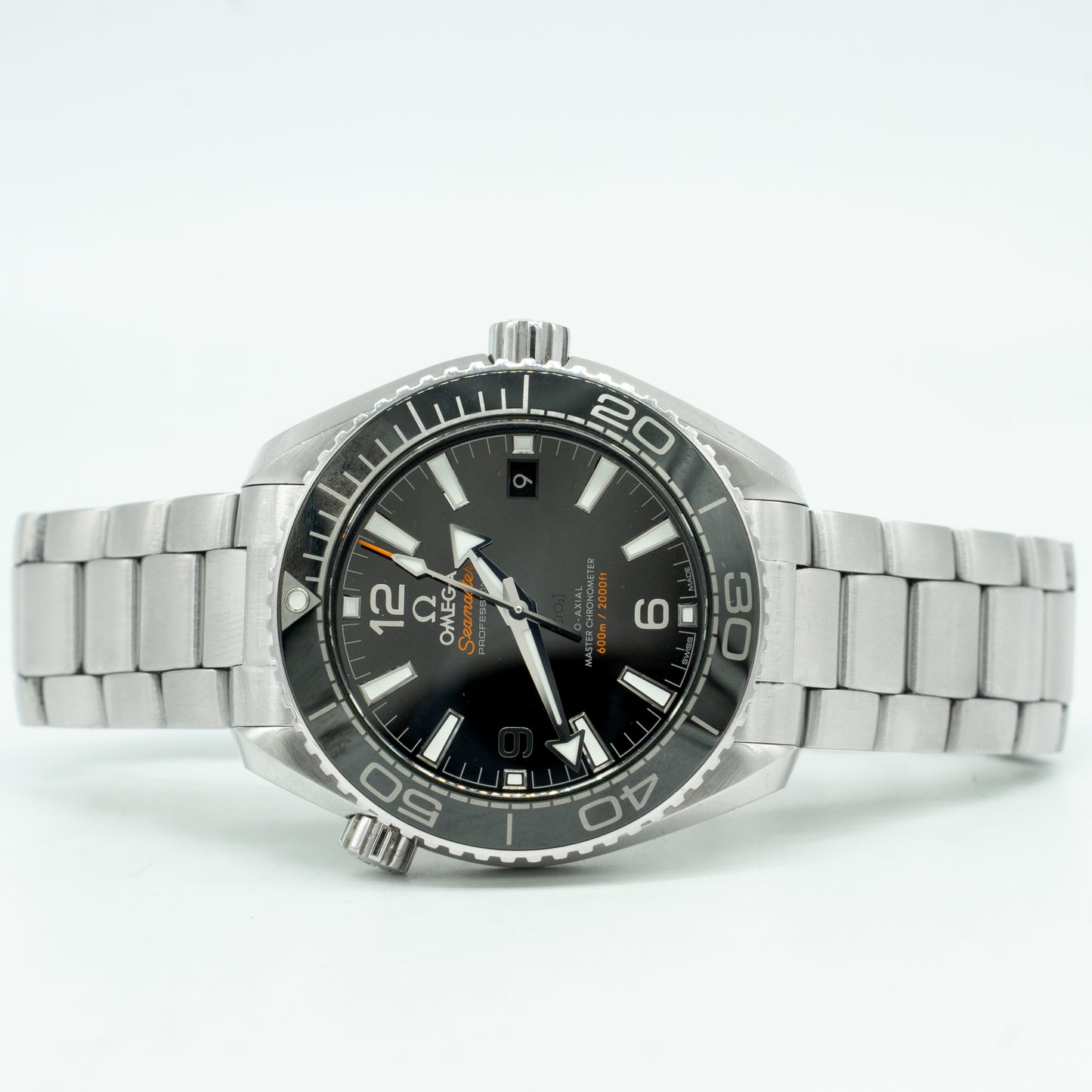 Omega Seamaster Planet Ocean 215.30.40.20.01.001 Black Dial 2018 Box & Papers