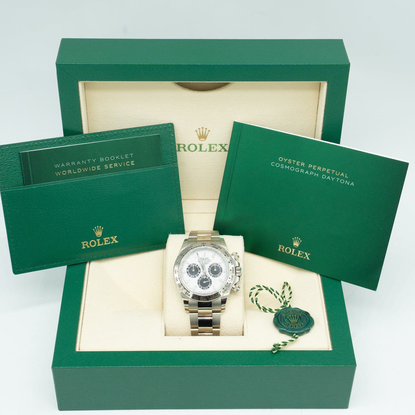 Rolex Daytona 116520 Steel White Gold Meteorite Dial 40mm