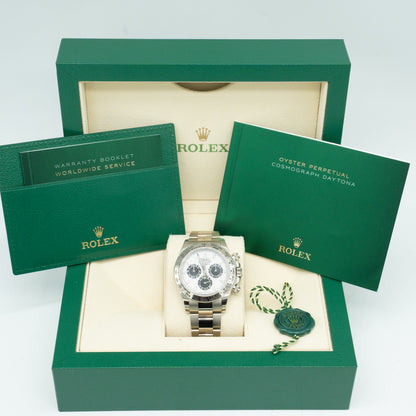 Rolex Daytona 116520 Steel White Gold Meteorite Dial 40mm