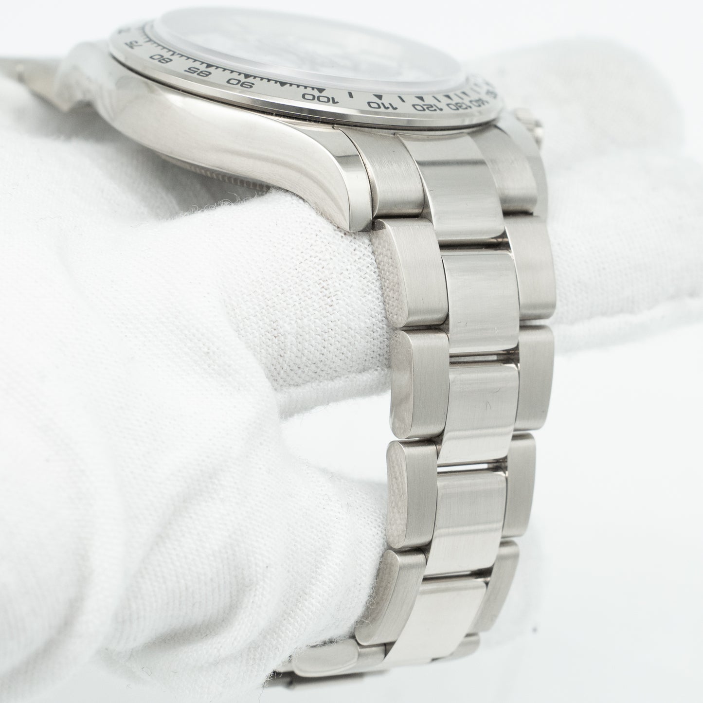 Rolex Daytona 116520 Steel White Gold Meteorite Dial 40mm