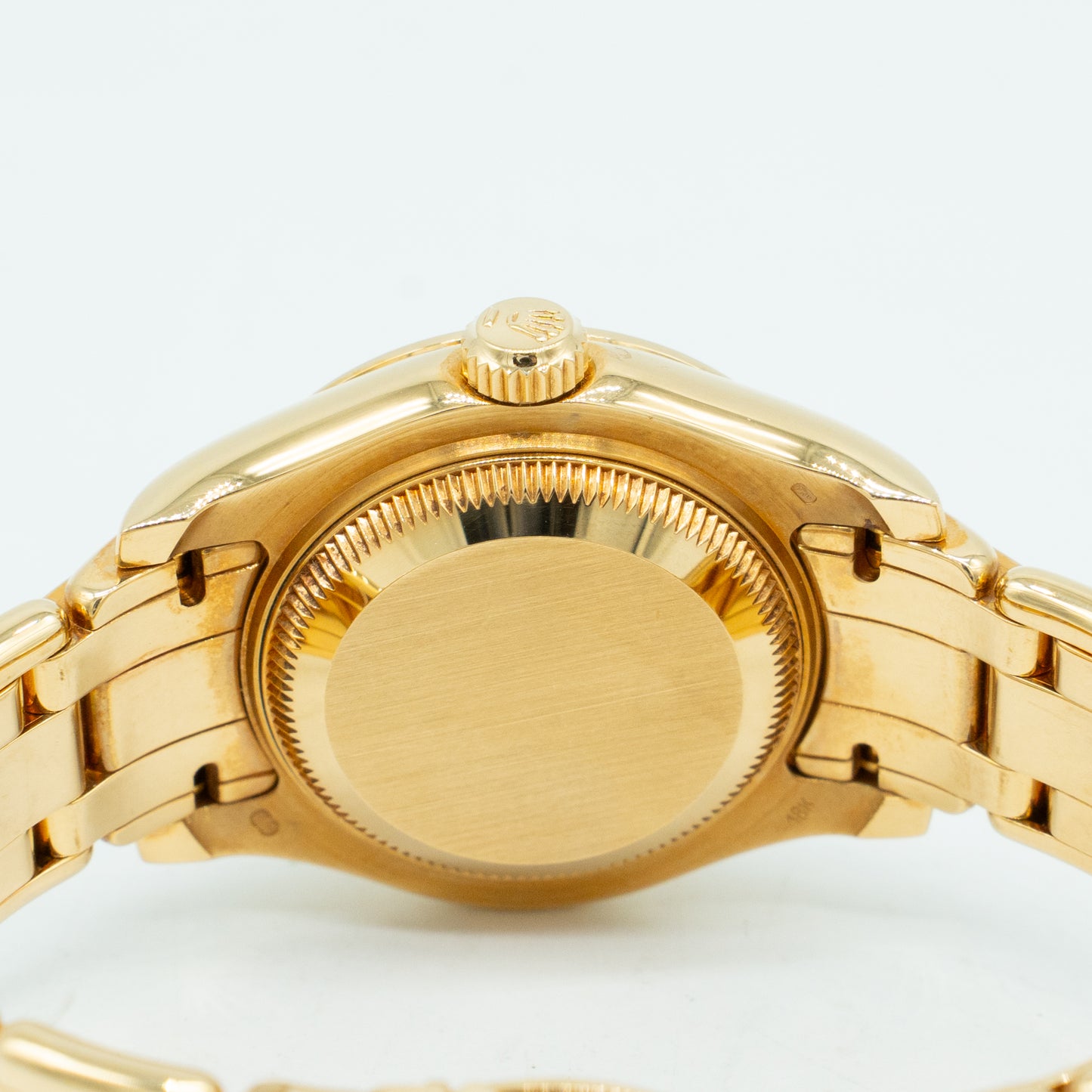 ROLEX 18K Yellow Gold Masterpiece Pearlmaster Factory Diamond 69298 B&P 1998