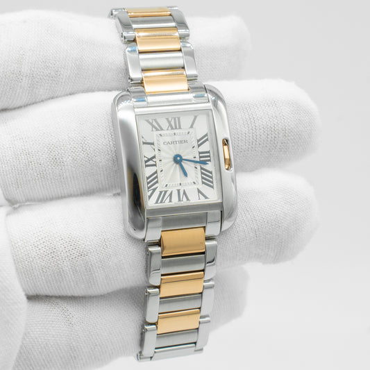Cartier Tank Anglaise SM PG Combination W5310036 Quartz