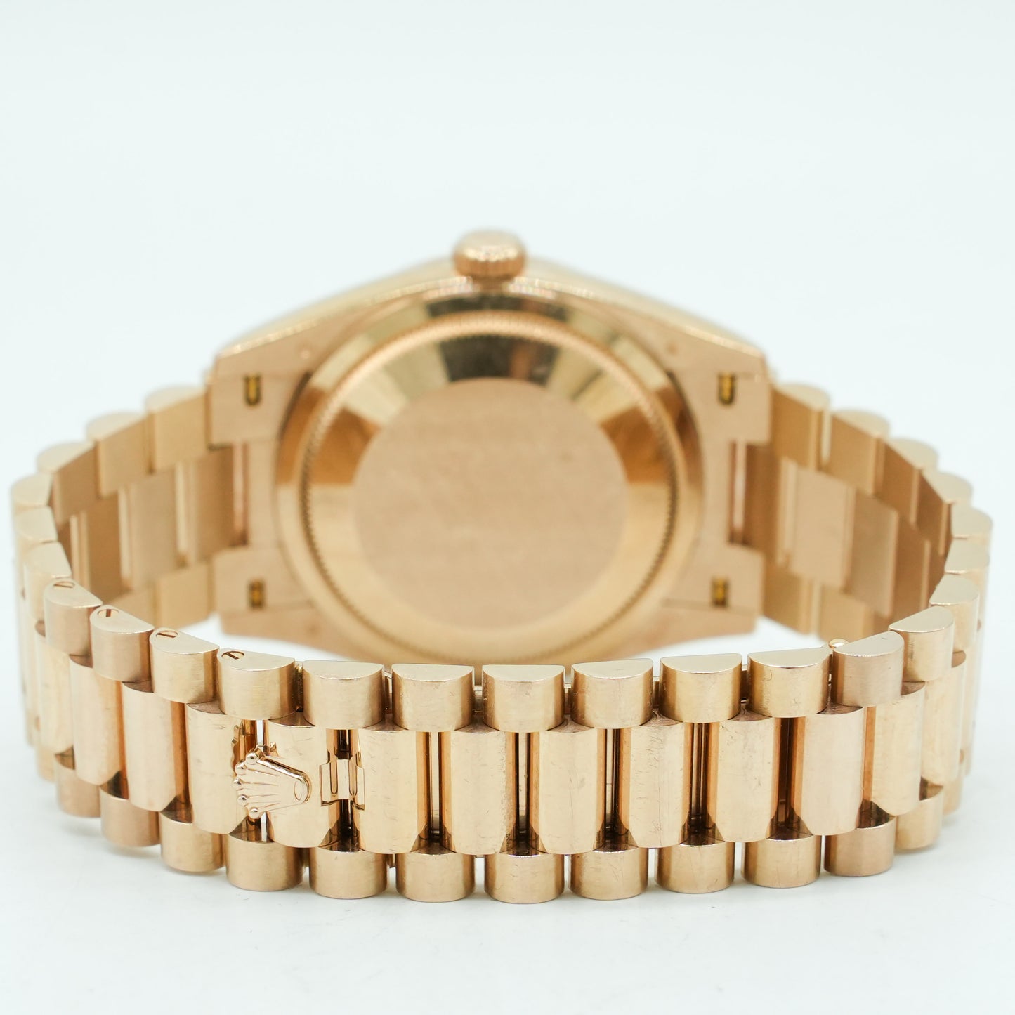 Rolex Day-Date 36mm 128235 Rose Gold President - Rose Diamond B&P 2022