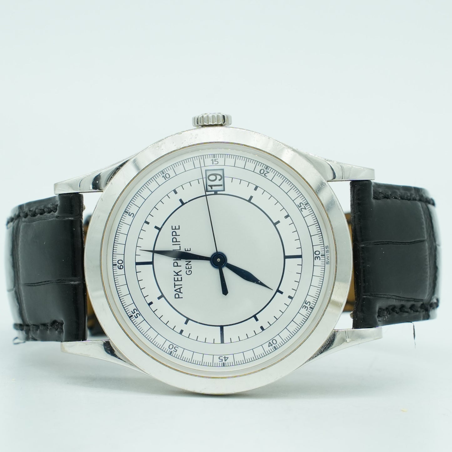 Patek Philippe Calatrava White Gold Silver Dial 38mm 5296G-001 B&P 2011