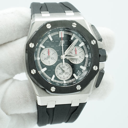 Audemars Piguet Royal Oak Offshore 43mm StainlessSteel 26420SO.OO.A002CA.01 B&P