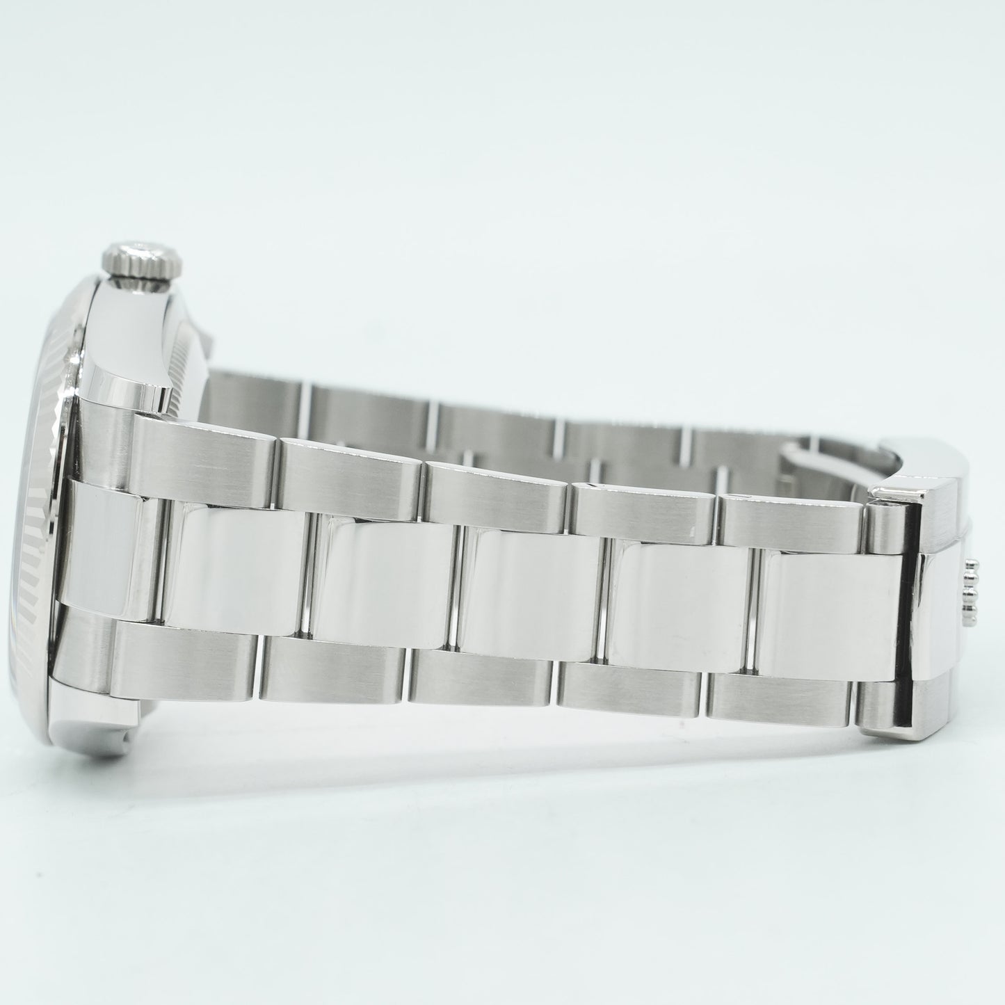 New Rolex 126234 Steel Datejust 36 Fluted Bezel Black Diamonds Dial B&P 2025