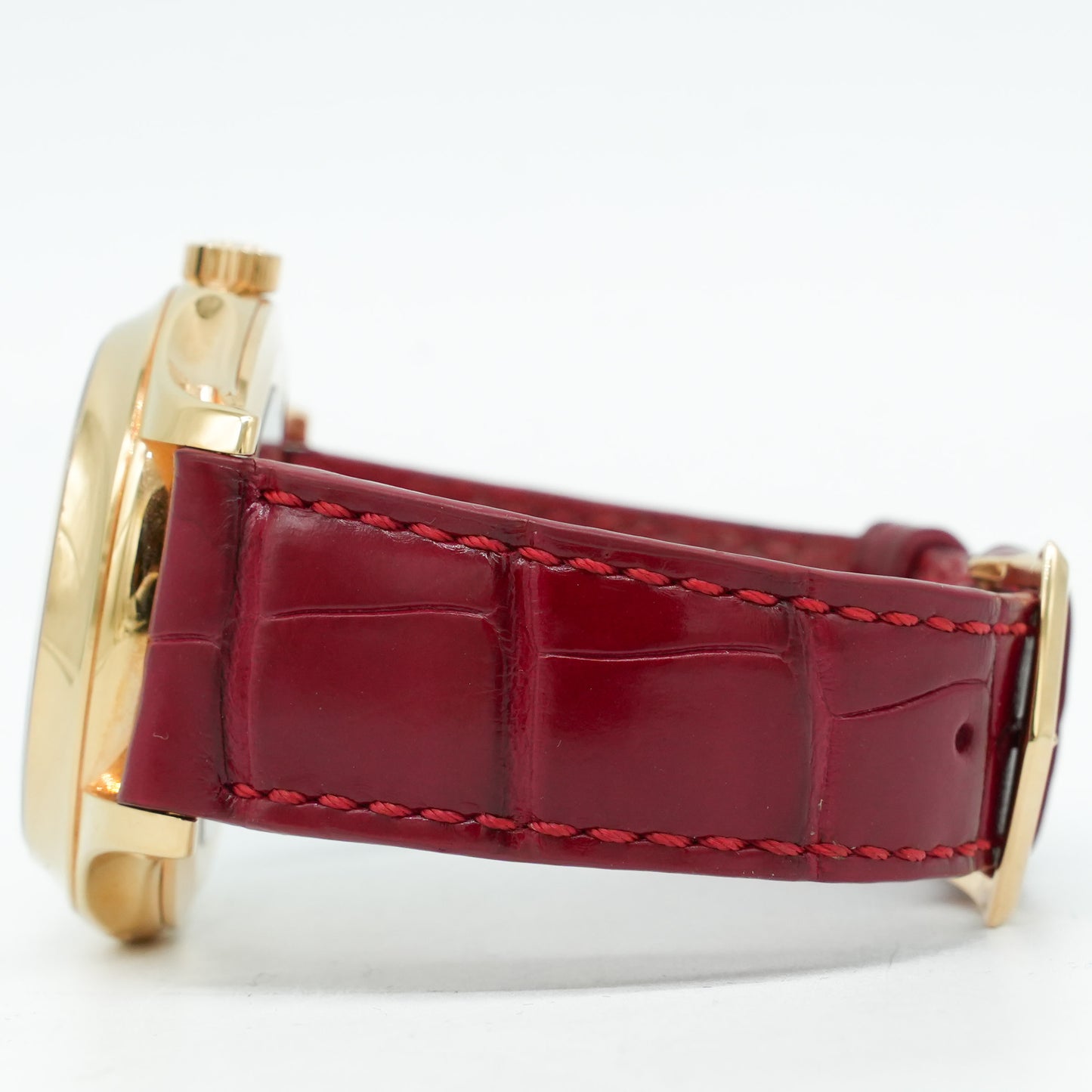 Patek Philippe Annual Calendar 5205R-010 18k Rose Gold Black Dial Box & Papers