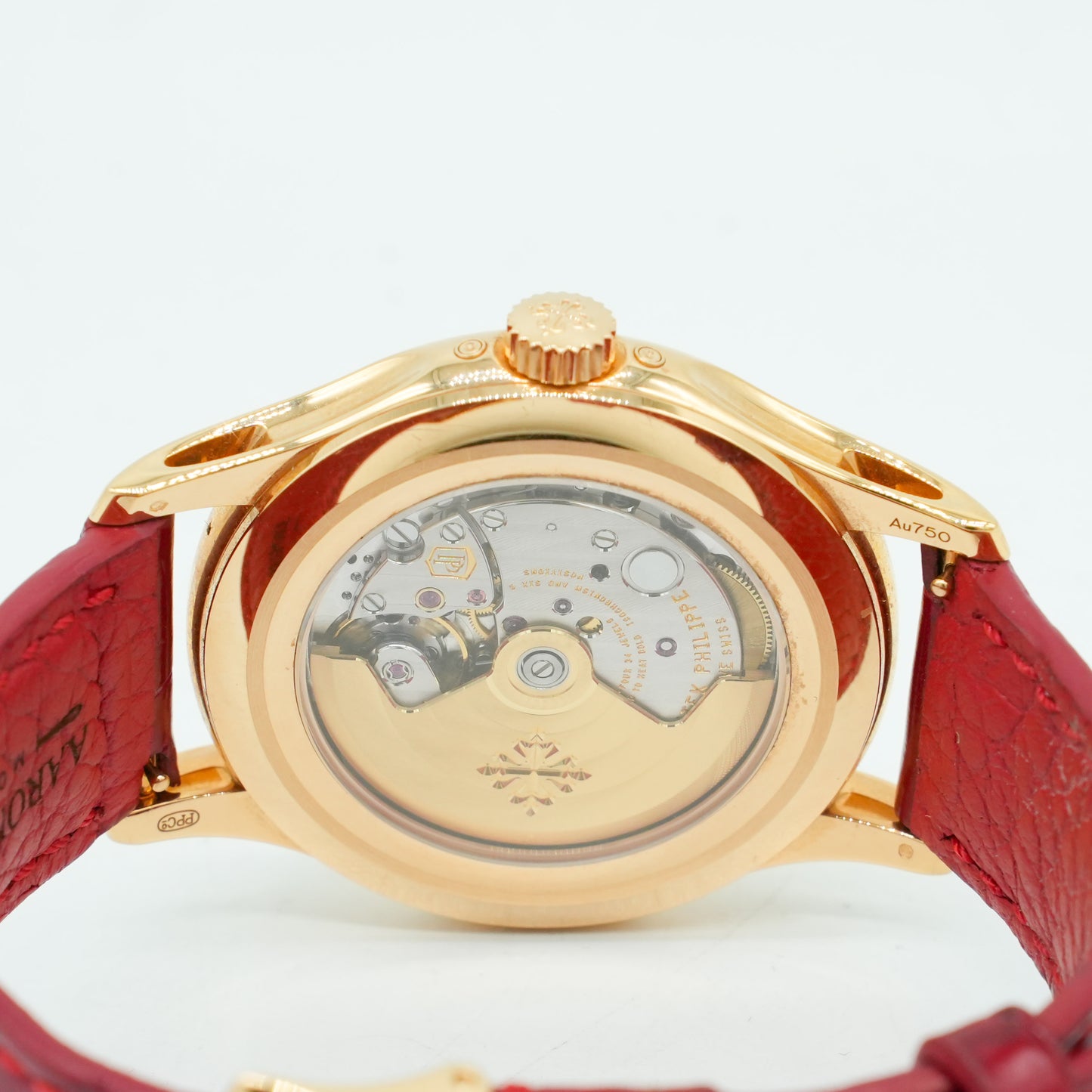 Patek Philippe Annual Calendar 5205R-010 18k Rose Gold Black Dial Box & Papers