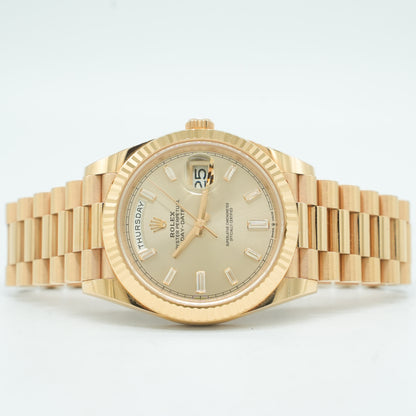 Rolex Day Date 40mm Sundust Dial 228235 Box & Papers 2023