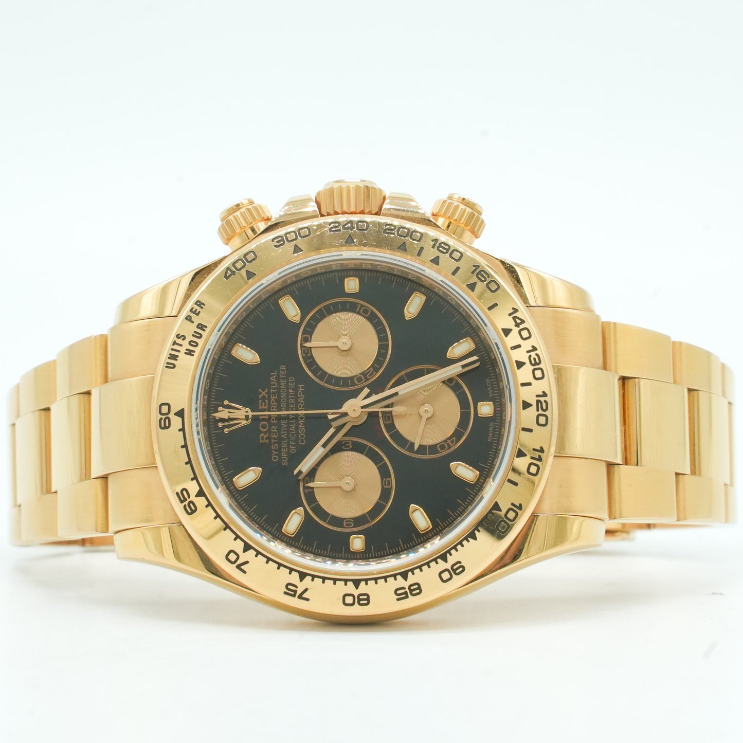 Rolex Daytona 116505 Chronograph 40mm Black Dial 18K Rose Gold BP 2017