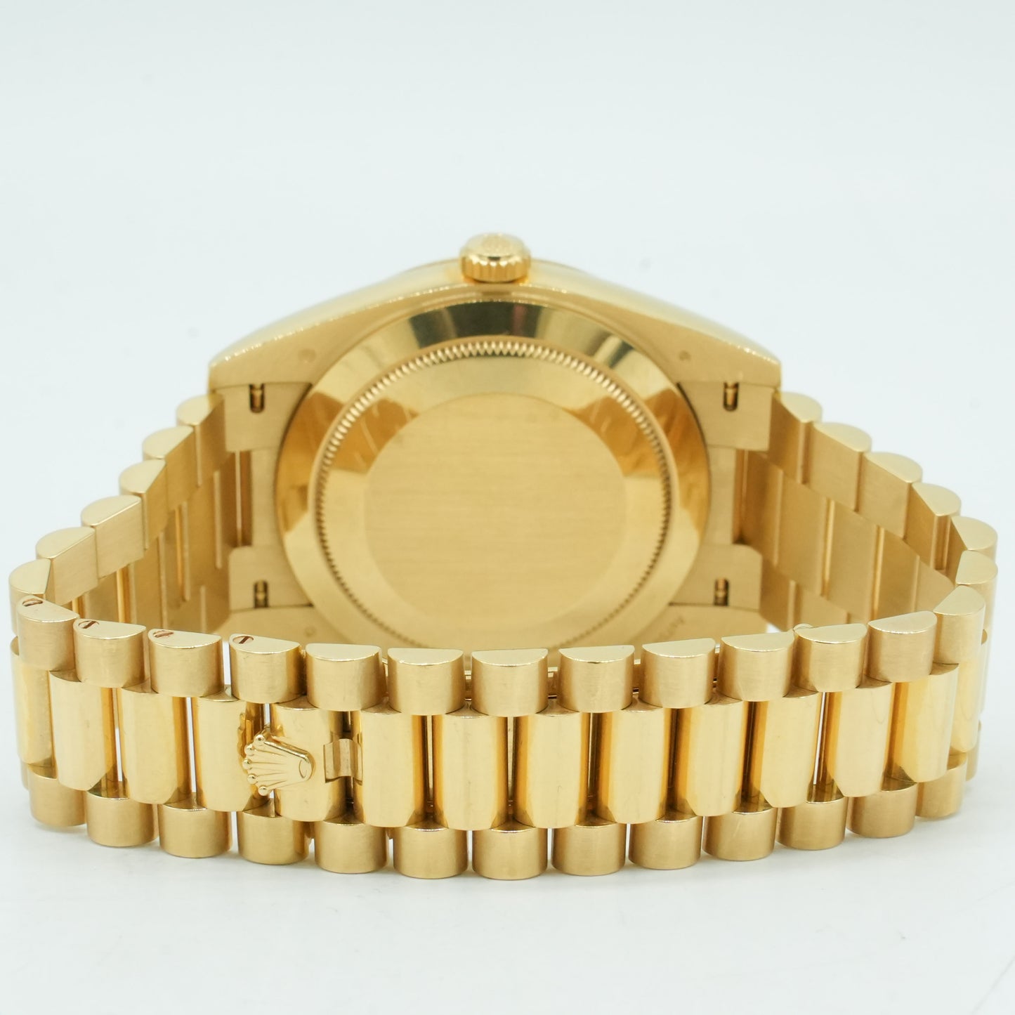 Rolex Day-Date 40 President 228238 Black Stick Yellow Gold Box & Paper