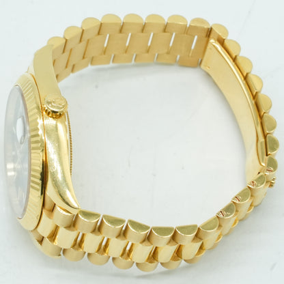 Rolex Day-Date 40 President 228238 Black Stick Yellow Gold Box & Paper