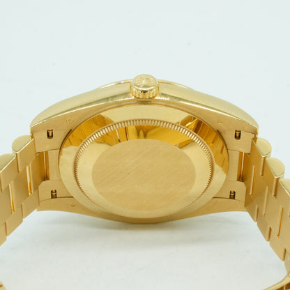 Rolex Day-Date II President 41mm Silver Roman 18K Yellow Gold 218238 BP 2022