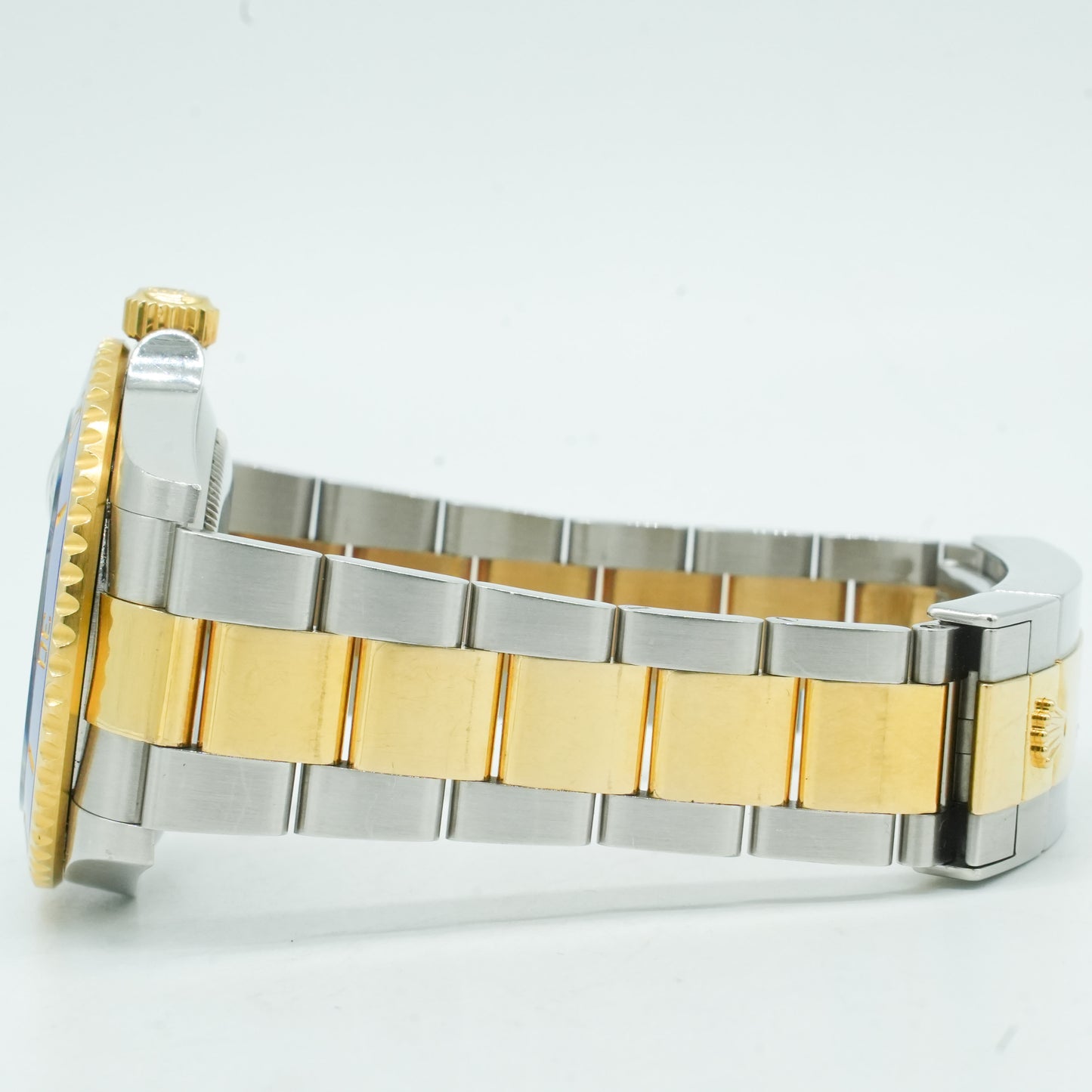 Rolex Submariner Date 18k Yellow Gold/Steel Ceramic Blue Mens 41mm 126613lb