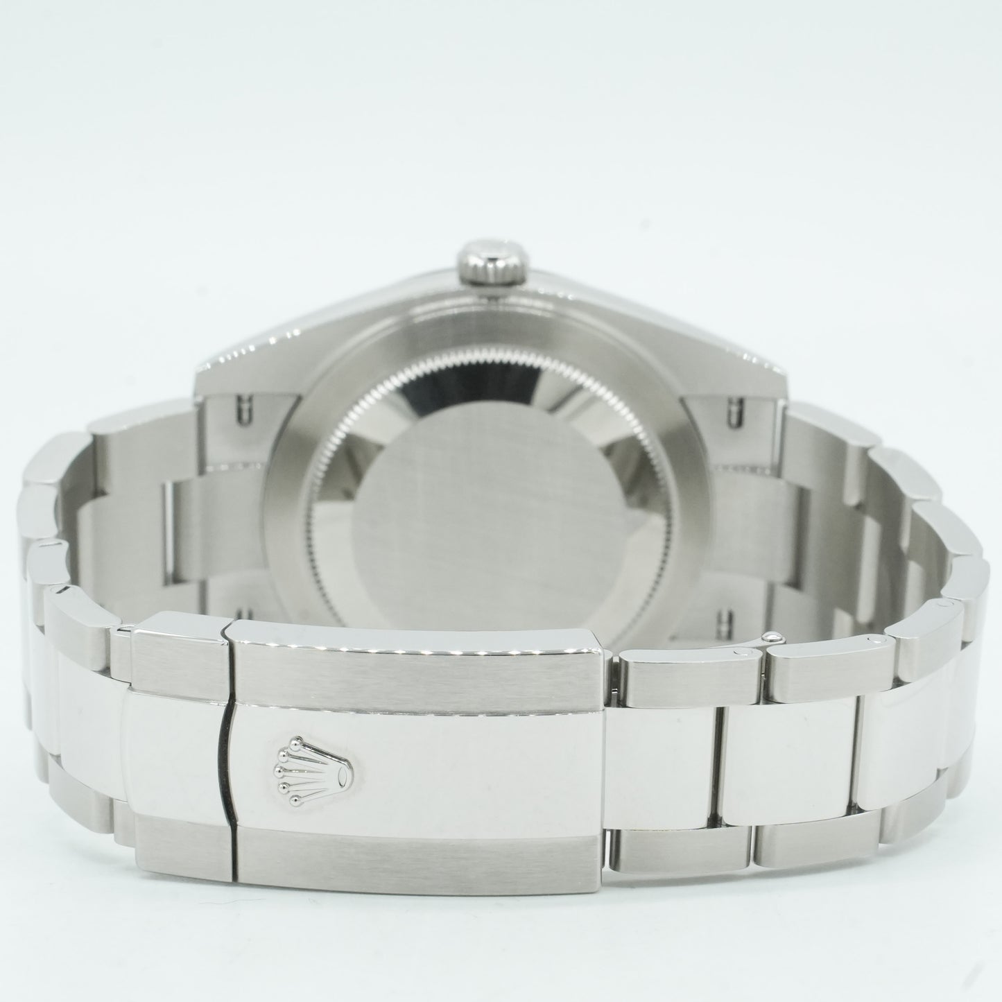 Rolex 41mm DateJust Steel Watch w/Black Dial & Fluted Bezel 116334 BP 2025