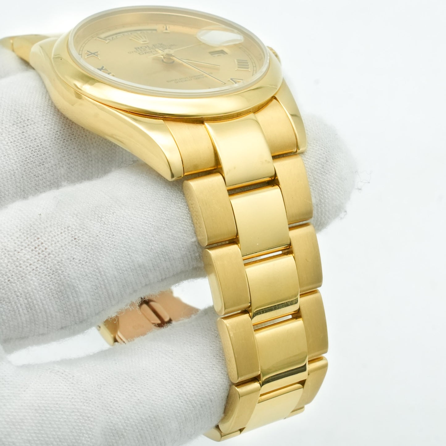 ROLEX 18K Yellow Gold 36mm Day-Date President 118208