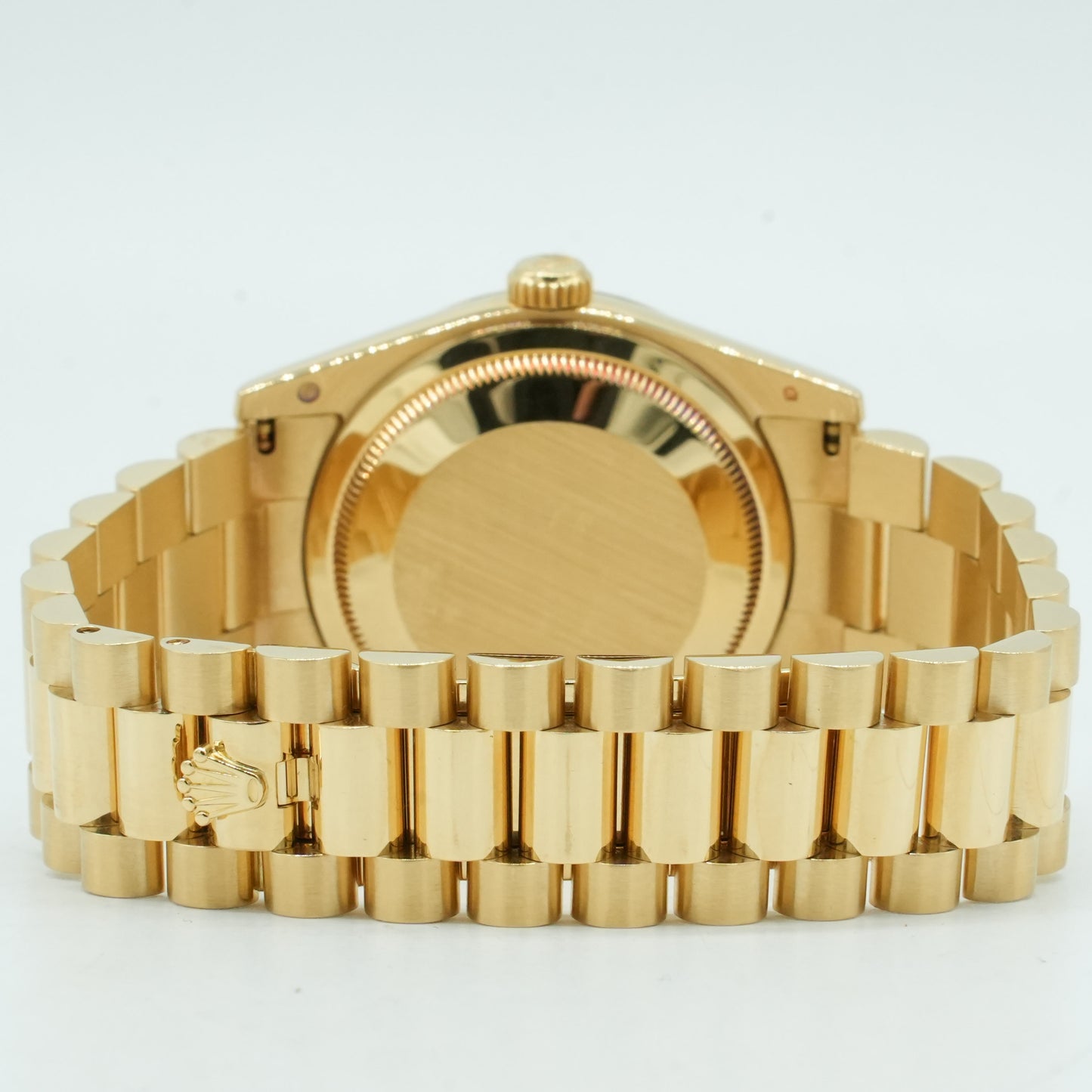 ROLEX Day-Date 36 118238A Yellow Shell Computer/Diamond WATCH 635259