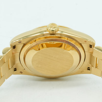 ROLEX Day-Date 36 118238A Yellow Shell Computer/Diamond WATCH 635259