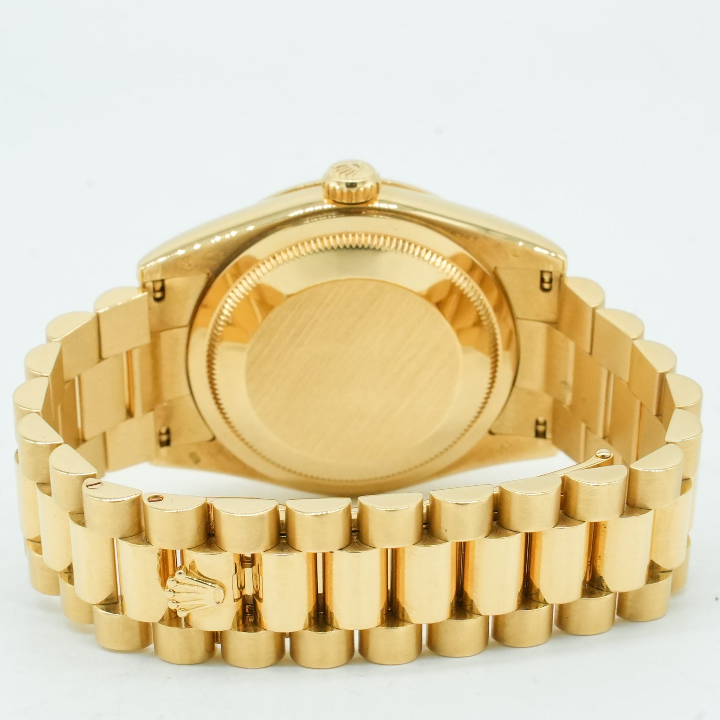 ROLEX Day-Date 36 118238 Yellow Diamond Champagne Dial