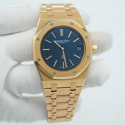 AUDEMARS PIGUET Royal Oak Extra Thin Jumbo 15202OR.OO.1240OR.01 B&P 2014