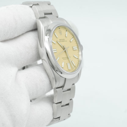 Rolex Oyster Perpetual 41mm 134300 Steel Beige Dial Oyster Bracelet