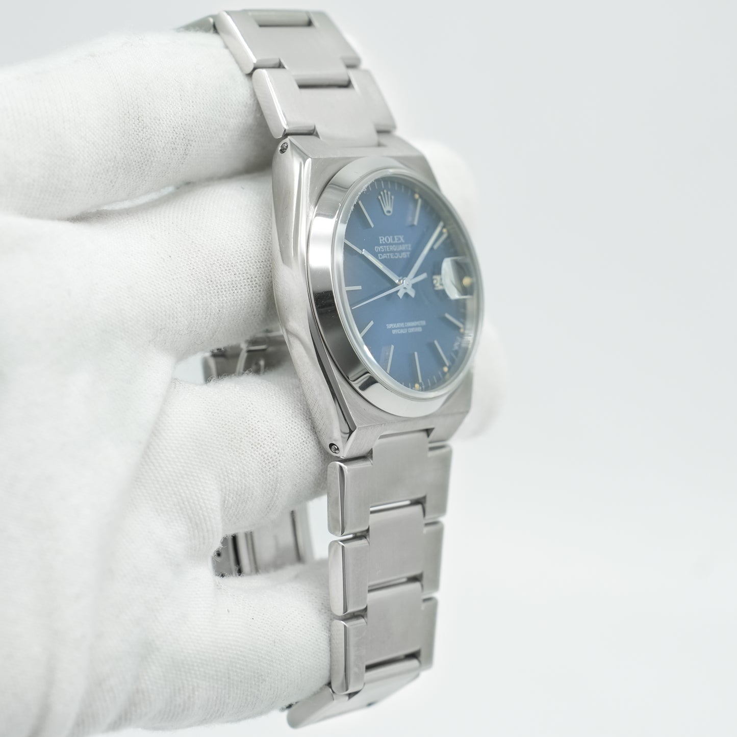 Rolex Datejust Oysterquartz 17000 36MM Blue Dial Stainless Steel