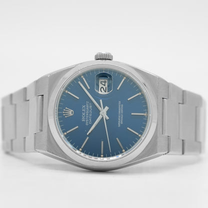 Rolex Datejust Oysterquartz 17000 36MM Blue Dial Stainless Steel