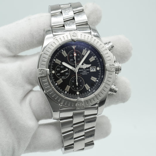 BREITLING Super Avenger A13370 Chronograph Date Automatic Men's Watch