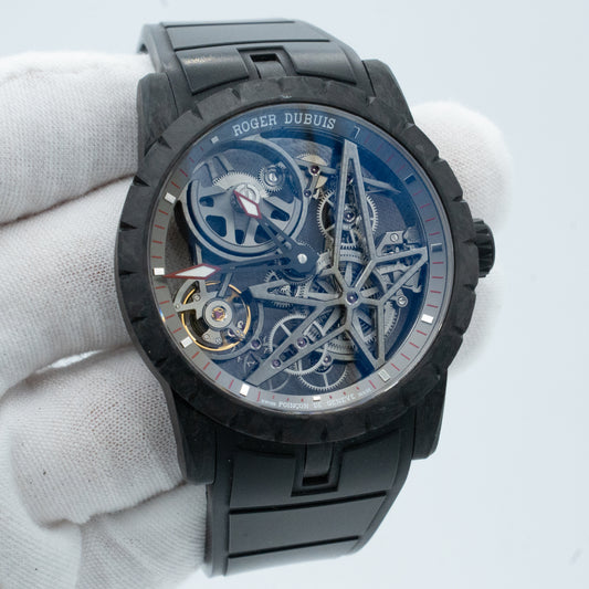 Roger Dubuis Carbon Excalibur 42mm DBEX0508 Skeleton Dial