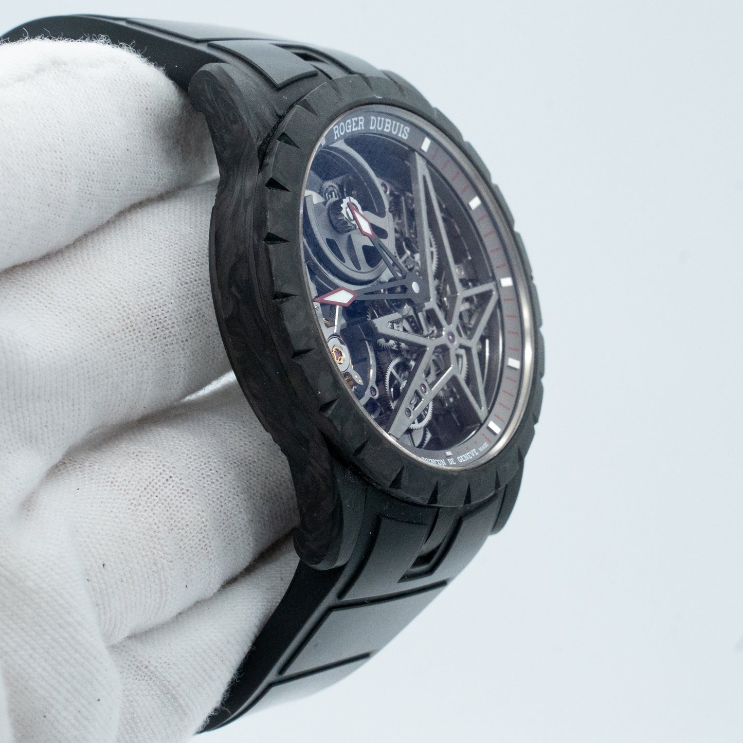 Roger Dubuis Carbon Excalibur 42mm DBEX0508 Skeleton Dial
