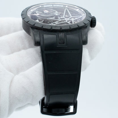 Roger Dubuis Carbon Excalibur 42mm DBEX0508 Skeleton Dial