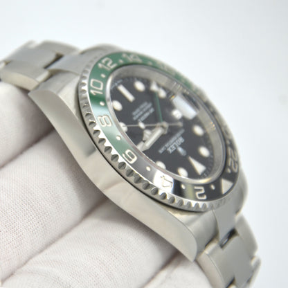 Rolex GMT-Master II Lefty 126720VT Automatic Black Dial Sprite Bezel Men's Watch