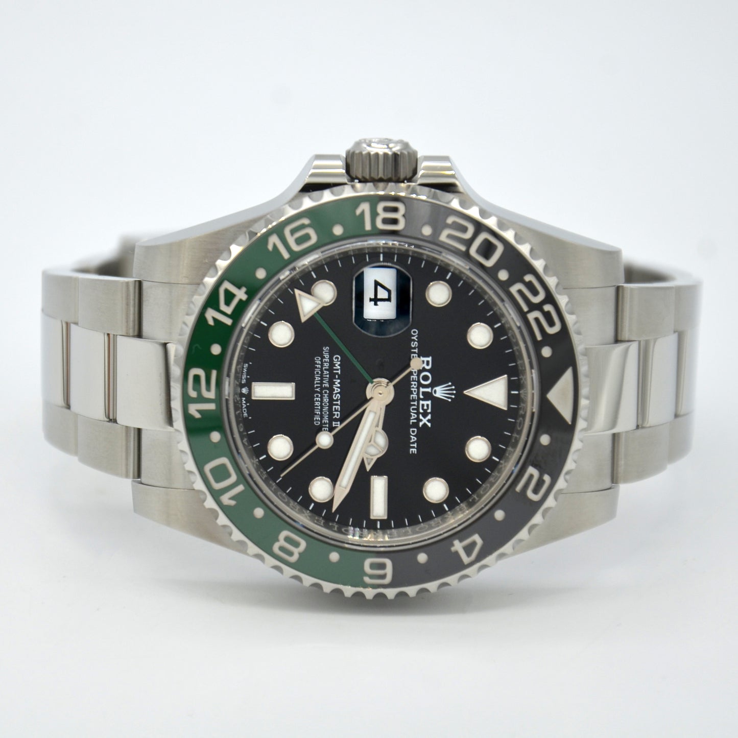 Rolex GMT-Master II Lefty 126720VT Automatic Black Dial Sprite Bezel Men's Watch