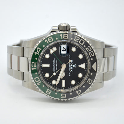 Rolex GMT-Master II Lefty 126720VT Automatic Black Dial Sprite Bezel Men's Watch